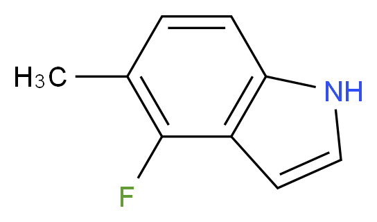 4-Fluoro-5-methylindole_分子结构_CAS_)