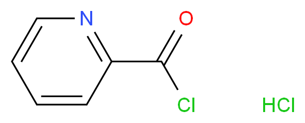 pyridine-2-carbonyl chloride hydrochloride_分子结构_CAS_39901-94-5