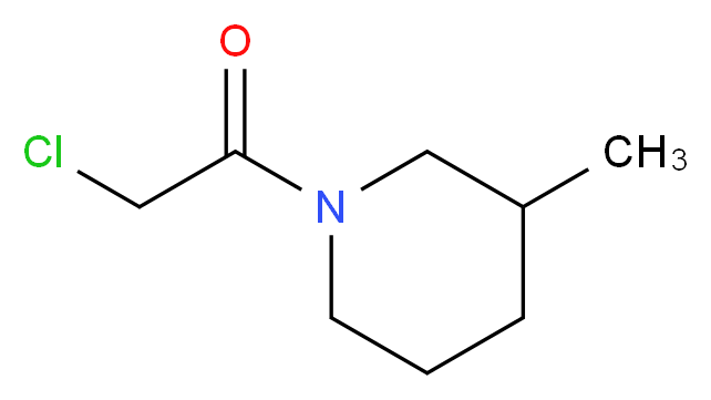 1-(chloroacetyl)-3-methylpiperidine_分子结构_CAS_4593-19-5)