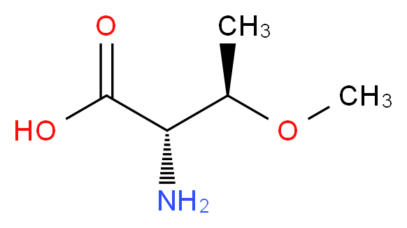 (2S,3R)-2-amino-3-methoxybutanoic acid_分子结构_CAS_4144-02-9