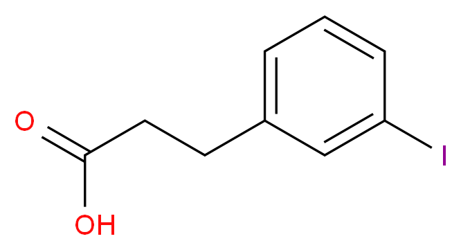3-(3-iodophenyl)propanoic acid_分子结构_CAS_68034-75-3