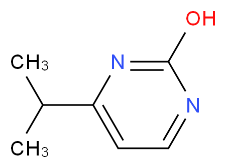 4-isopropyl-2-pyrimidinol_分子结构_CAS_1243250-08-9)