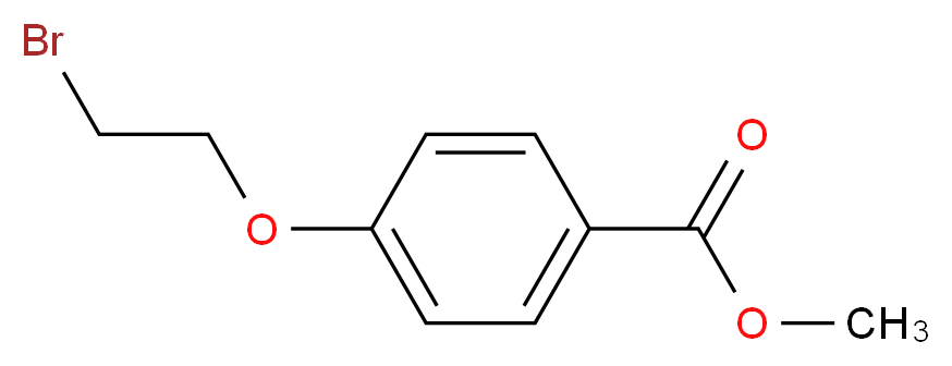 methyl 4-(2-bromoethoxy)benzoate_分子结构_CAS_56850-91-0
