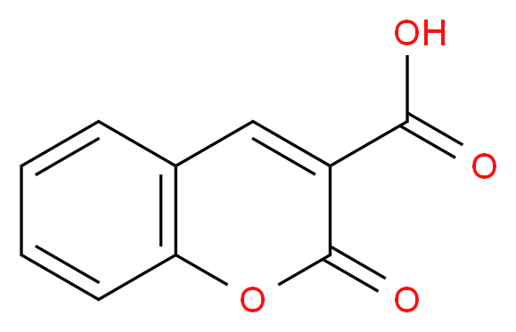2-Oxo-2H-chromene-3-carboxylic acid_分子结构_CAS_)