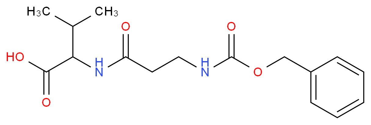 Z-β-Ala-Val_分子结构_CAS_61058-48-8)