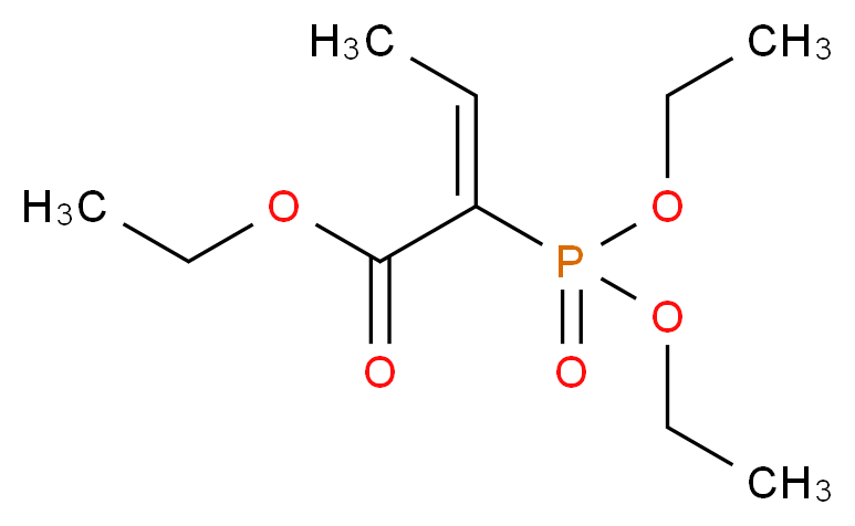 4-膦酰巴豆酸三乙酯, 顺式 + 反式_分子结构_CAS_10236-14-3)