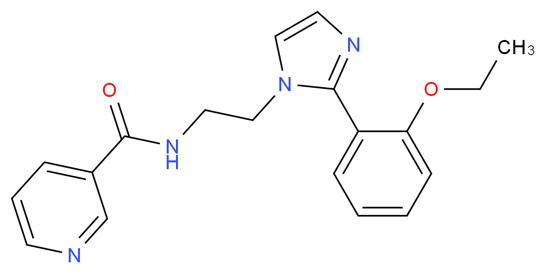 N-{2-[2-(2-ethoxyphenyl)-1H-imidazol-1-yl]ethyl}nicotinamide_分子结构_CAS_)