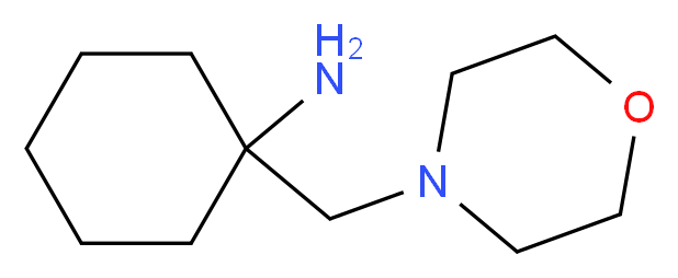 1-Morpholin-4-ylmethyl-cyclohexylamine_分子结构_CAS_)