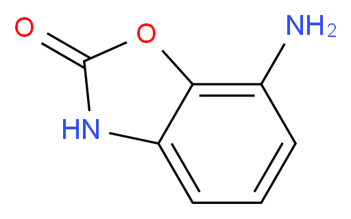 7-amino-2,3-dihydro-1,3-benzoxazol-2-one_分子结构_CAS_81282-60-2