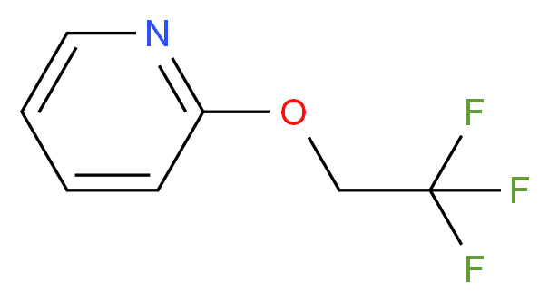 2-(2,2,2-trifluoroethoxy)pyridine_分子结构_CAS_113674-88-7