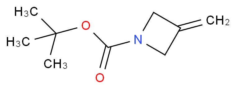 tert-butyl 3-methylideneazetidine-1-carboxylate_分子结构_CAS_934664-41-2