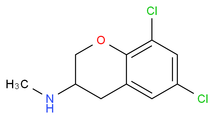 (6,8-DICHLORO-CHROMAN-3-YL)-METHYLAMINE_分子结构_CAS_885271-44-3)