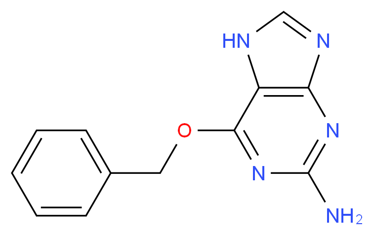 O(6)-Benzylguanine_分子结构_CAS_19916-73-5)