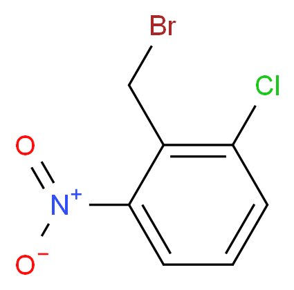 6-Chloro-2-nitrobenzyl bromide_分子结构_CAS_56433-01-3)