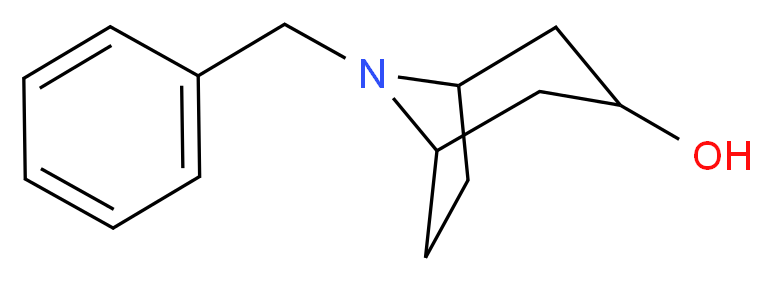 8-benzyl-8-azabicyclo[3.2.1]octan-3-ol
N-benzyl-tropin-4-ol_分子结构_CAS_3804-68-0)