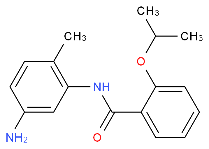 N-(5-Amino-2-methylphenyl)-2-isopropoxybenzamide_分子结构_CAS_)