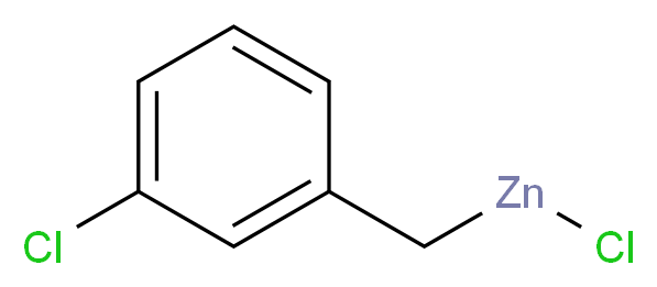 3-Chlorobenzylzinc chloride, 0.5M in THF_分子结构_CAS_312624-13-8)