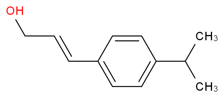 3-(4-Isopropylphenyl)-2-propen-1-ol_分子结构_CAS_274907-08-3)