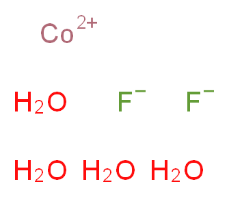 四水氟化钴(II), Puratronic&reg;_分子结构_CAS_13817-37-3)