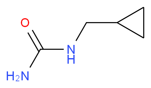 (cyclopropylmethyl)urea_分子结构_CAS_61600-98-4