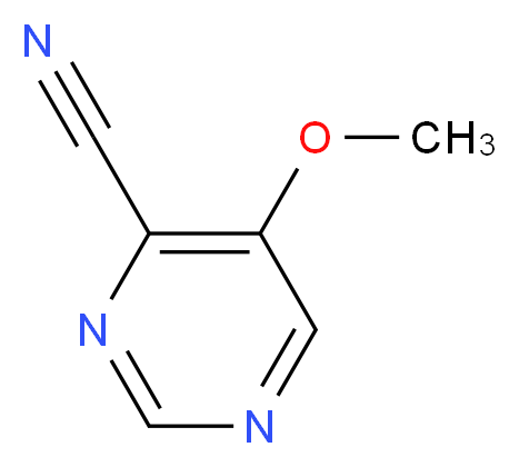 5-methoxypyrimidine-4-carbonitrile_分子结构_CAS_114969-64-1)