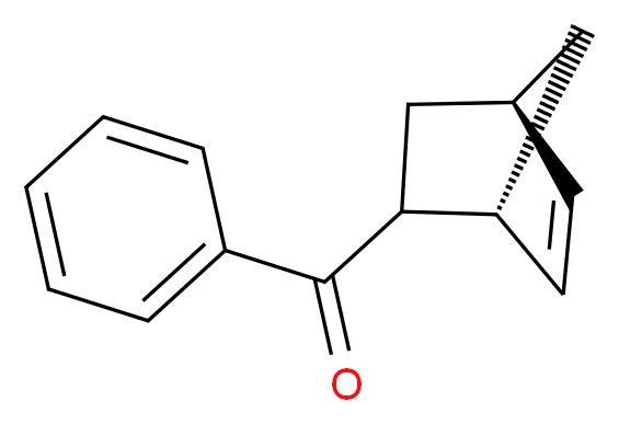 [(1R,4R)-bicyclo[2.2.1]hept-5-en-2-yl](phenyl)methanone_分子结构_CAS_6056-35-5