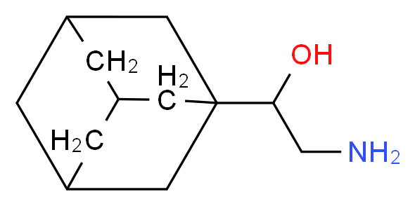 1-(adamantan-1-yl)-2-aminoethan-1-ol_分子结构_CAS_72799-71-4