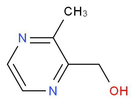 (3-methyl-2-pyrazinyl)methanol_分子结构_CAS_160818-32-6)