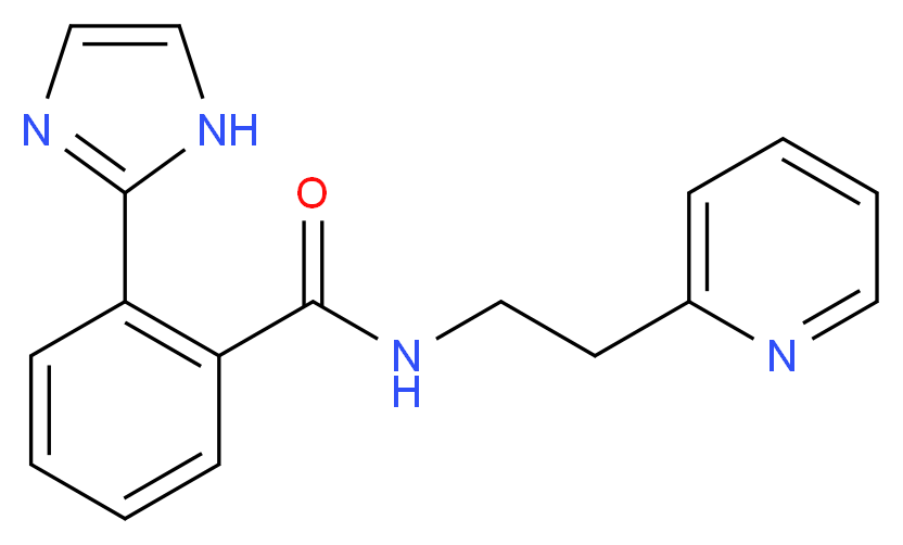 2-(1H-imidazol-2-yl)-N-(2-pyridin-2-ylethyl)benzamide_分子结构_CAS_)