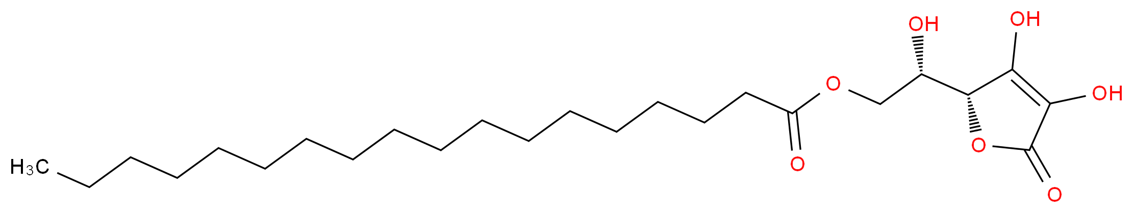 Ascorbyl stearate_分子结构_CAS_10605-09-1)