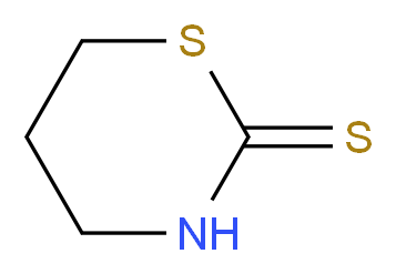 1,3-Thiazinane-2-thione_分子结构_CAS_5554-48-3)