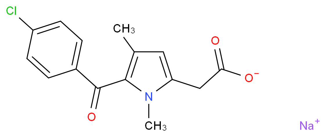 Zomepirac Sodium Salt_分子结构_CAS_64092-48-4)