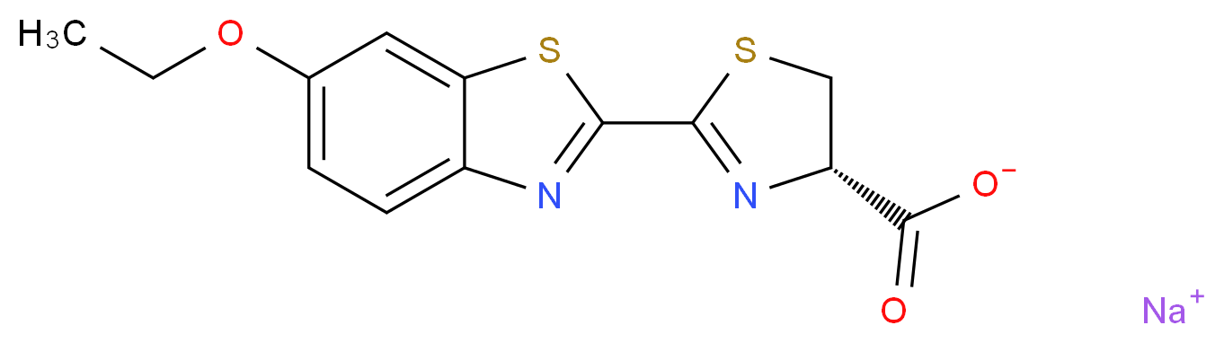 Luciferin 6′-ethyl ether sodium salt_分子结构_CAS_103404-64-4)