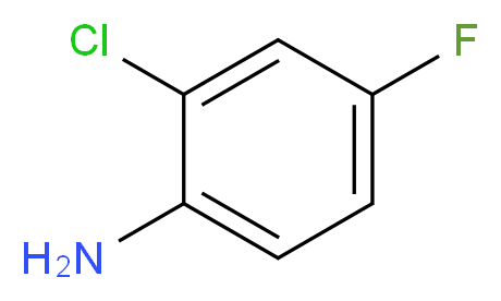 2-Chloro-4-fluoroaniline_分子结构_CAS_2106-02-7)