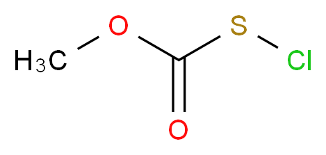 甲氧基羰基磺酰氯_分子结构_CAS_26555-40-8)