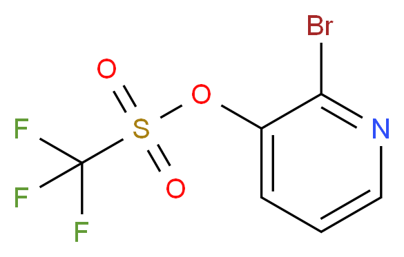 2-bromopyridin-3-yl trifluoromethanesulfonate_分子结构_CAS_157373-97-2