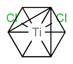 bis(CYCLOPENTADIENYL)TITANIUM DICHLORIDE_分子结构_CAS_1271-19-8)