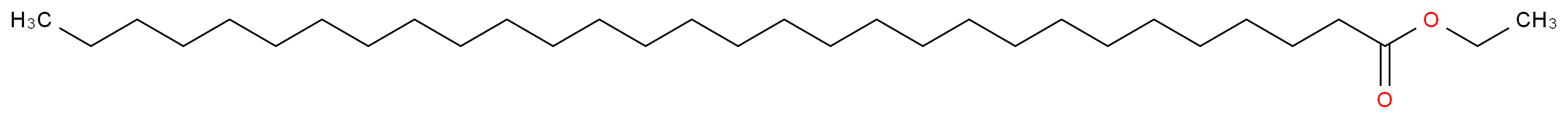 三十烷酸乙酯_分子结构_CAS_7505-12-6)