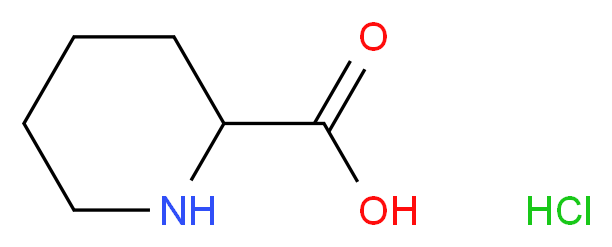 piperidine-2-carboxylic acid hydrochloride_分子结构_CAS_5107-10-8
