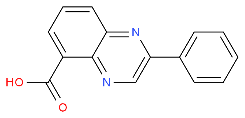 2-phenylquinoxaline-5-carboxylic acid_分子结构_CAS_904813-44-1