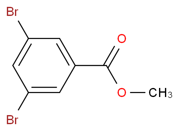 3,5-二溴苯甲酸甲酯_分子结构_CAS_51329-15-8)