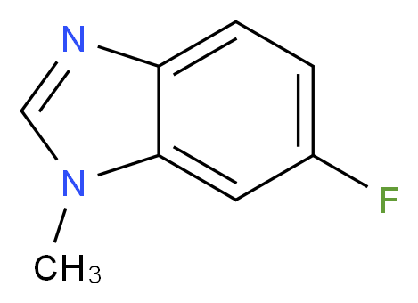 6-Fluoro-1-methyl-1H-benzo[d]imidazole_分子结构_CAS_1187385-86-9)