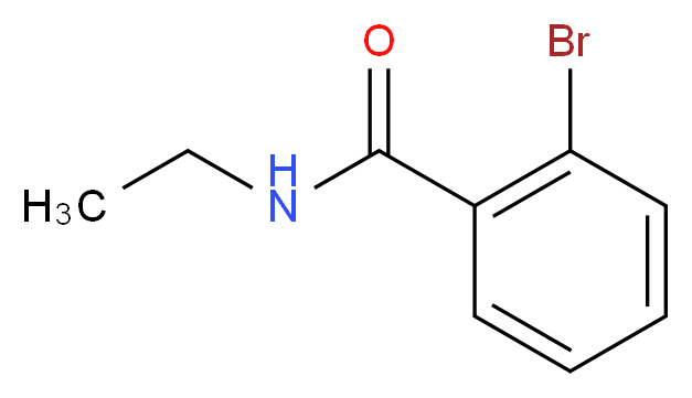 2-bromo-N-ethylbenzamide_分子结构_CAS_80031-02-3