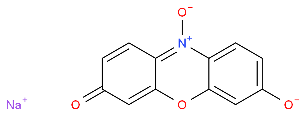 sodium 7-oxido-3-oxo-3H-phenoxazine 10-oxide_分子结构_CAS_)