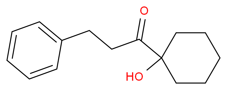 1-(1-hydroxycyclohexyl)-3-phenylpropan-1-one_分子结构_CAS_139719-68-9