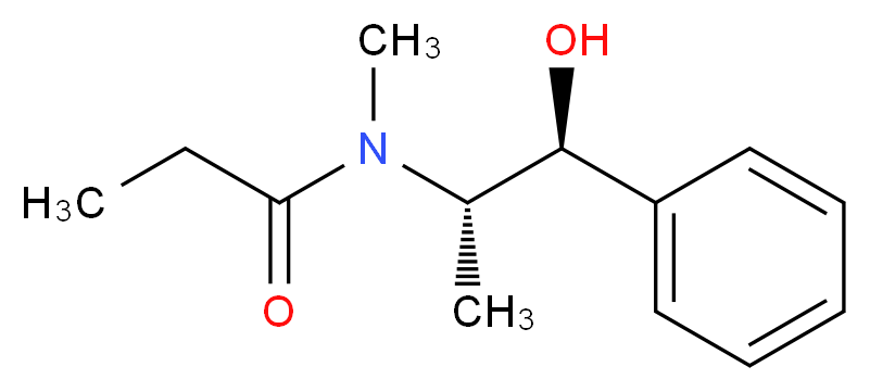 N-[(1S,2S)-1-hydroxy-1-phenylpropan-2-yl]-N-methylpropanamide_分子结构_CAS_159213-03-3