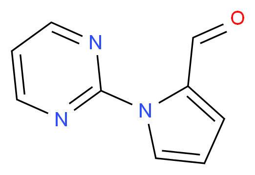 1-Pyrimidin-2-yl-1H-pyrrole-2-carbaldehyde_分子结构_CAS_383136-27-4)