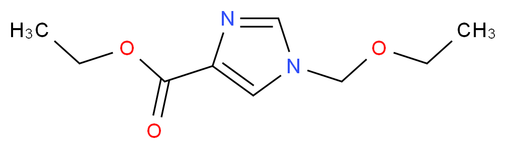 Ethyl 1-(ethoxymethyl)-1H-imidazole-4-carboxylate_分子结构_CAS_957062-83-8)