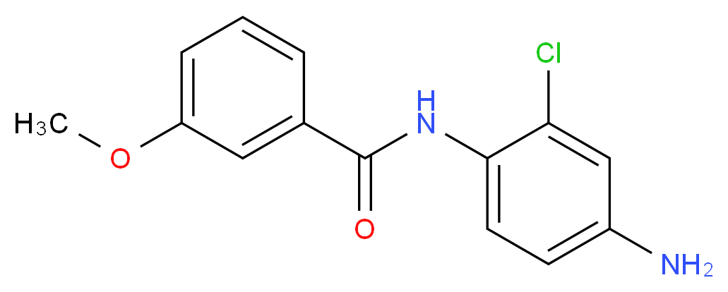 N-(4-Amino-2-chlorophenyl)-3-methoxybenzamide_分子结构_CAS_)