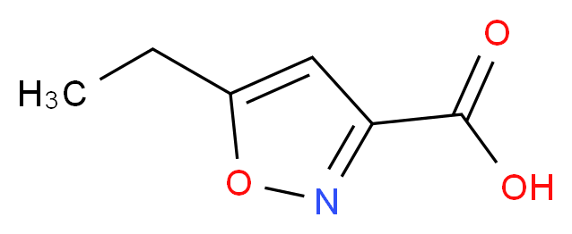 5-ethyl-1,2-oxazole-3-carboxylic acid_分子结构_CAS_52320-59-9